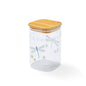 English Meadow - 1.0L Glass Jar with Push Bamboo Lid