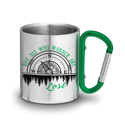 Carabiner Mug - Not All Who Wander