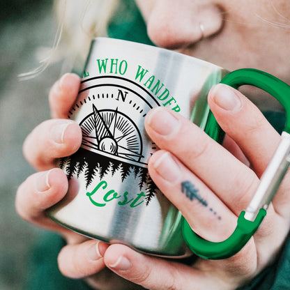 Carabiner Mug - Not All Who Wander