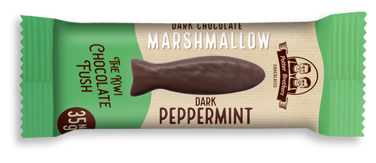 Mint Marshmallow Fush in Dark Chocolate 35g