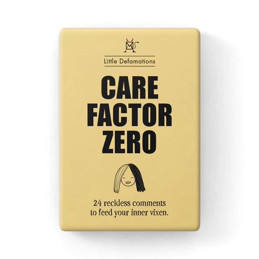 Little Defamations: Care Factor Zero