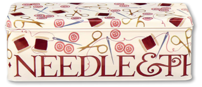 Emma Bridgewater Sewing Long Deep Rectangular Tin