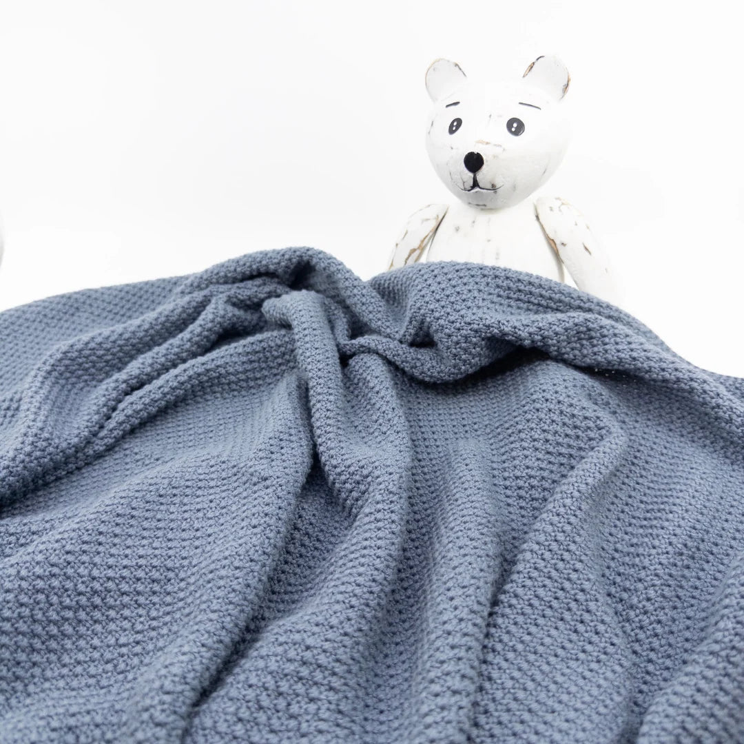 Cot | Buggy Blanket Summer Weight - Denim