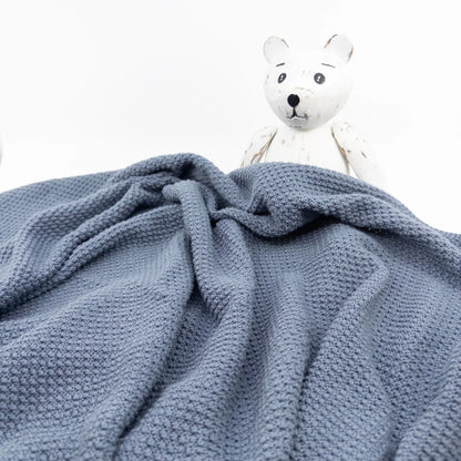 Cot | Buggy Blanket Summer Weight - Denim