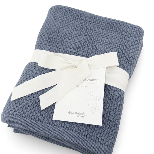 Cot | Buggy Blanket Summer Weight - Denim
