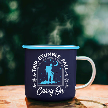 Krafftman - Enamel Mug - Trip Stumble Fall