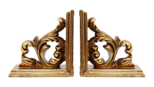 Fleur Gold Bookends