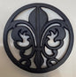 Cast Iron Fleur De Lis trivet