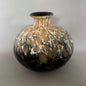 Round Black Vase