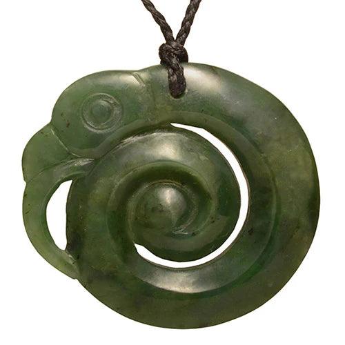 Greenstone Manaia Koru Pendant