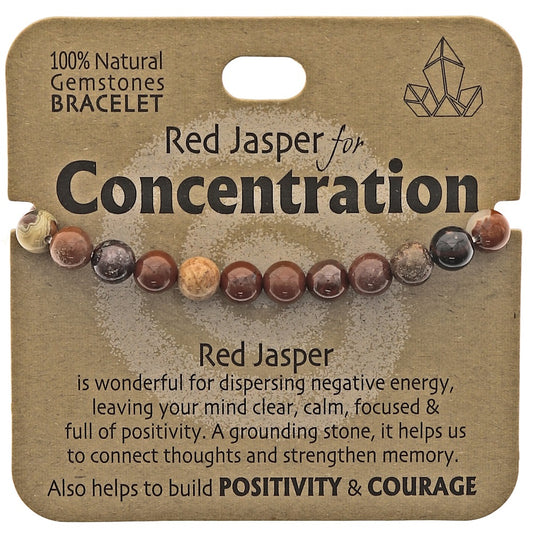 Concentration Bracelet Red Jasper