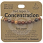 Concentration Bracelet Red Jasper