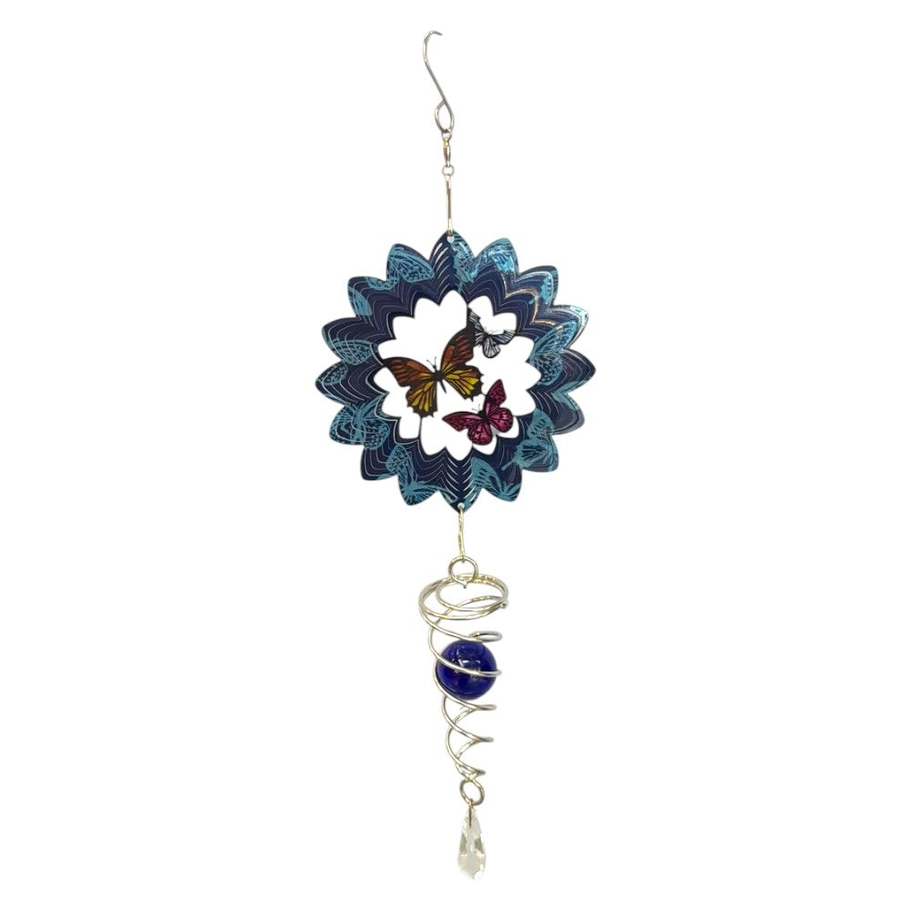 Butterfly Metal 3D Wind Spinner