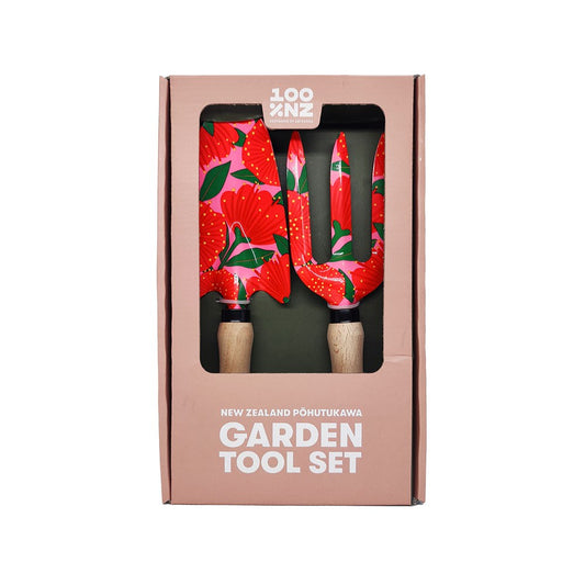 Bright Botanical Pohutukawa Garden Tool Set