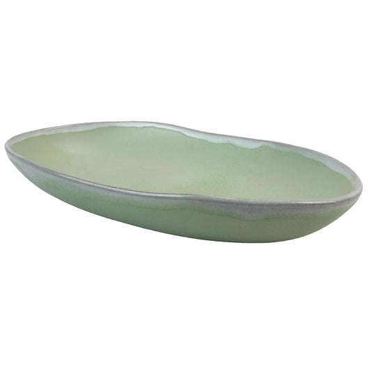 Large Melfi Oval Dish - Green