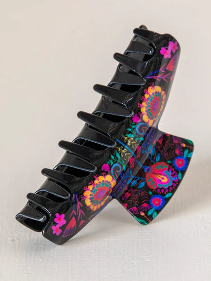 Everyday Hair Claw - Folk Flower