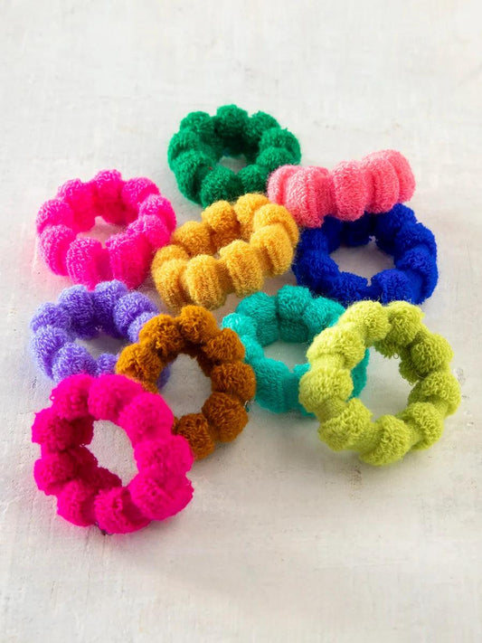 Workout Terry Hair Ties - Set/10 - Rainbow