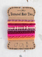 Textured Hair Ties S/10 Bright