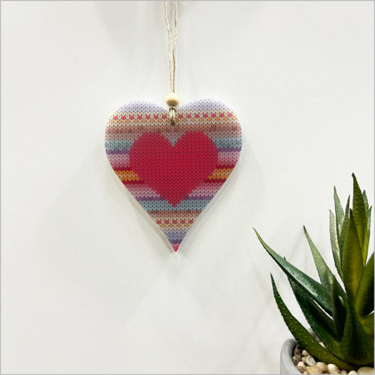 Ornament Printed: Red Heart