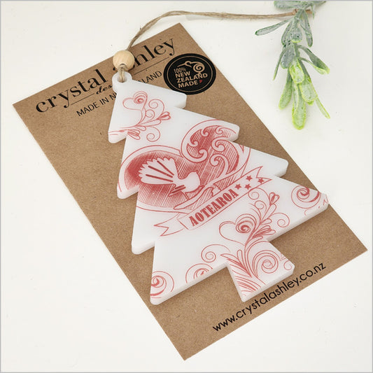 Hanging Ornament Tree: Red Fantail