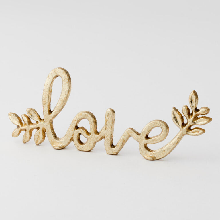 Love Sculpture – Gold