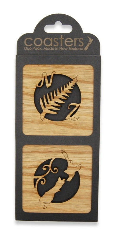 Duo Wooden Coasters NZ