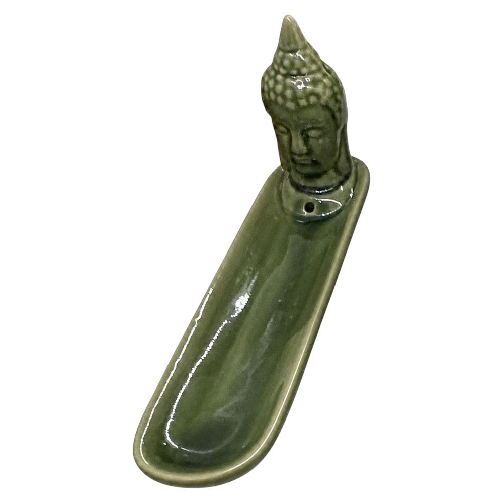 Green Ceramic Incense Holder