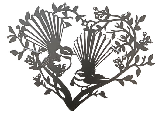Fantails In Heart