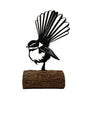 Fantail On Log