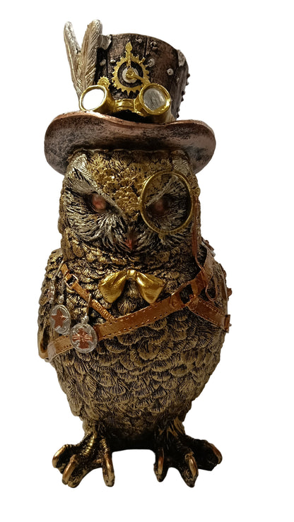 Steam Punk Owl With Hat