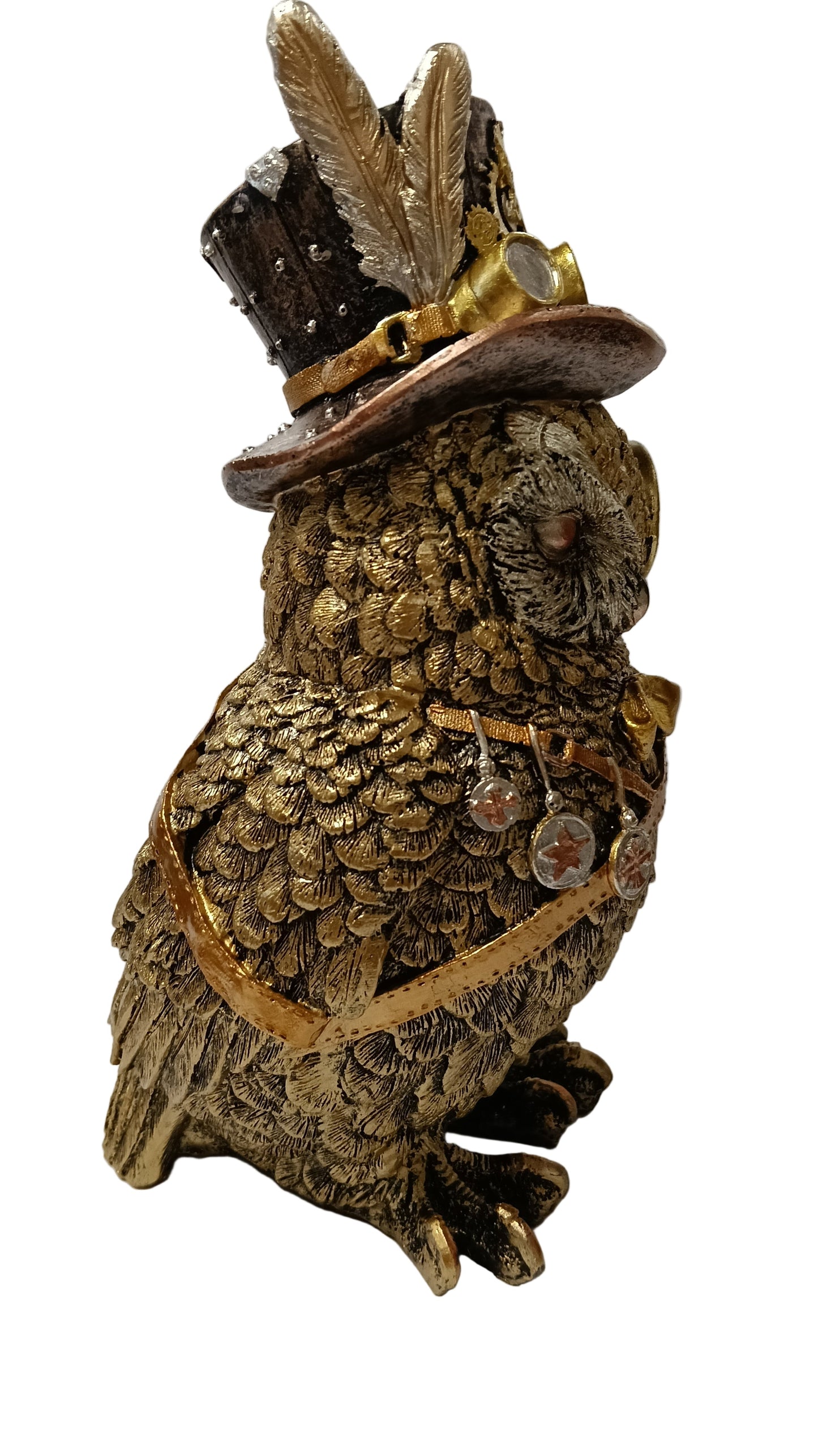 Steam Punk Owl With Hat
