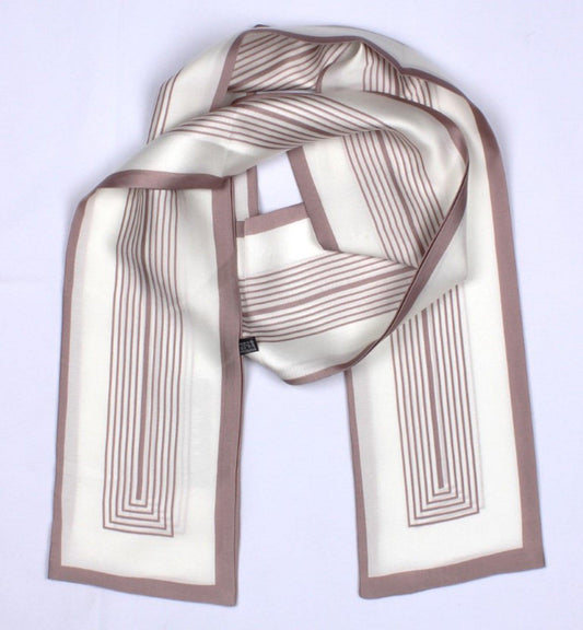 Alice & Lily Contrast Tie Scarf Pink