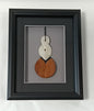 Framed Wood & Bone Twist
