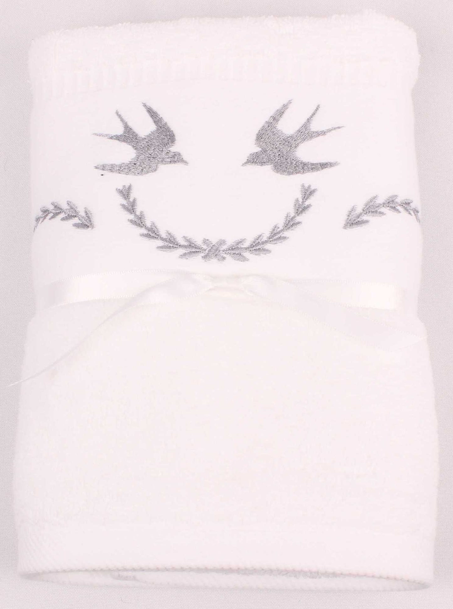 Embroidered Swallow Hand Towel