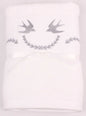 Embroidered Swallow Hand Towel