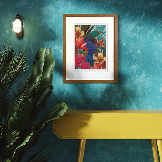 Tūī & Hibiscus Boutique Print