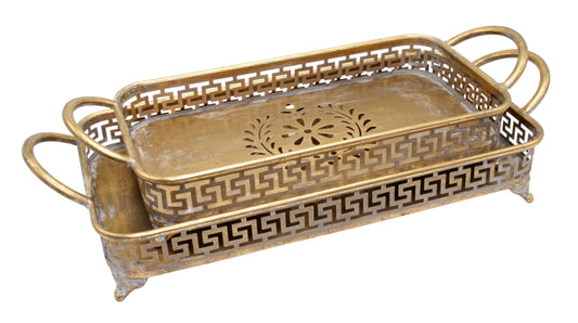 Gold Grecian Trays