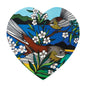 Jo May Ceramic Heart Wall Hanging - Fantail