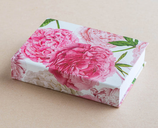 Jotter Pad – Pink Peonies