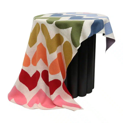 Cotton Baby Throw Heart