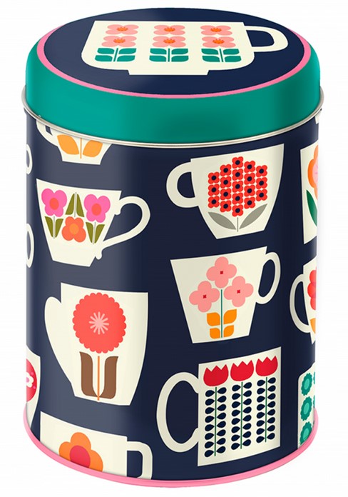 Kate Rhees -Teacups Design Cannister