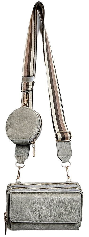 Chic Crossbody Bag Grey