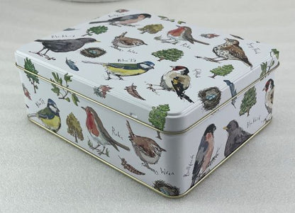 Bird Song Design Biscuit Tin