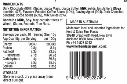 Chocolate Coffee Beans – Short Black Box