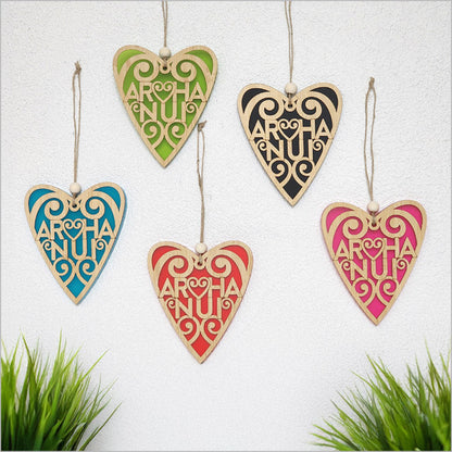 Ornament Heart: Aroha Nui
