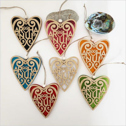 Ornament Heart: Aroha Nui