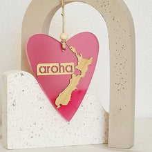 Load image into Gallery viewer, Ornament Heart: Aroha NZ
