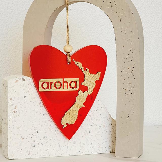 Ornament Heart: Aroha NZ