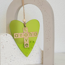 Load image into Gallery viewer, Ornament Heart: Aroha + Love
