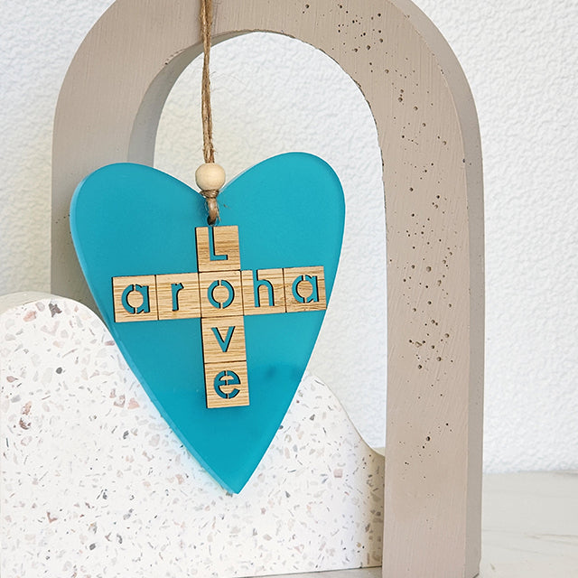 Ornament Heart: Aroha + Love